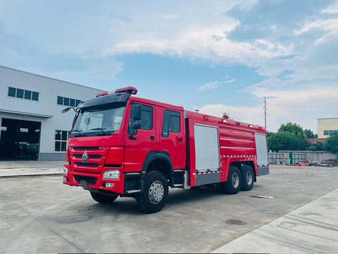 SINOTRUCK HOWO 16000 Litres Water And Foam Fire Truck