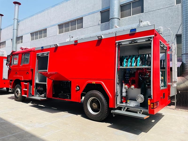 foam fire truck