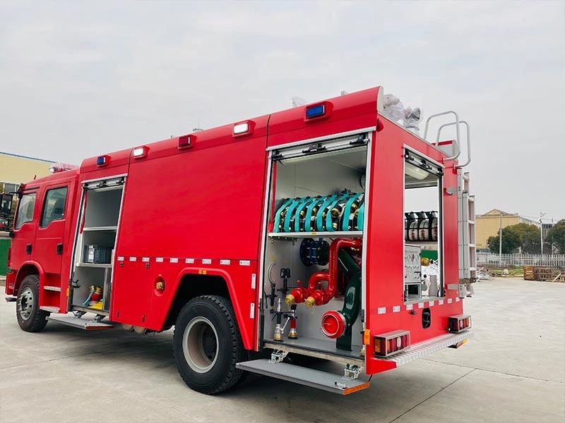 foam fire truck