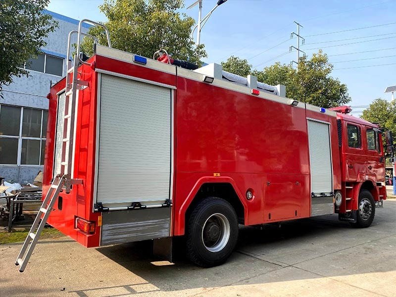 foam fire truck